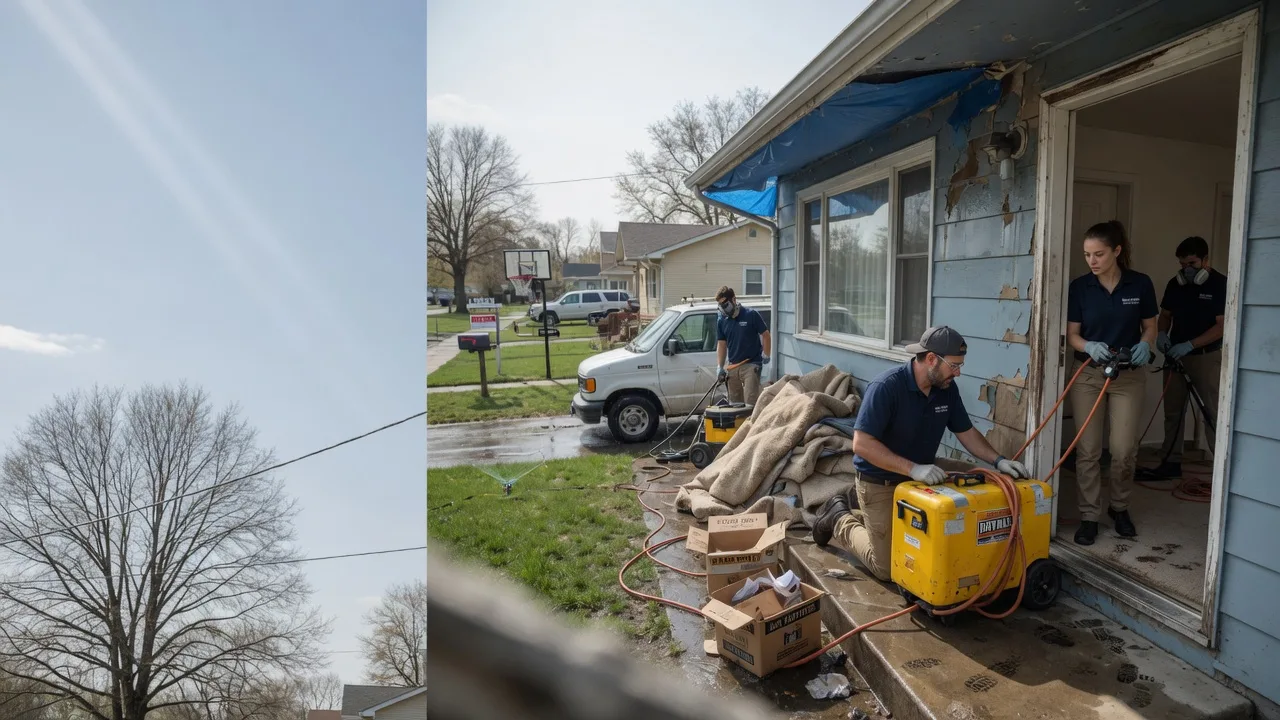 Basement Flood Cleanup in Midway, PA near me